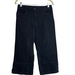 Eileen Fisher Womens Cropped Black Jeans Size XS